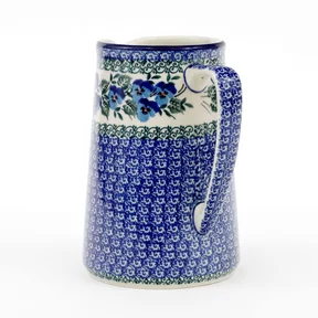 Dzbanek ceramiczny G46 1,3l <br> 2273X Kobaltowe bratki